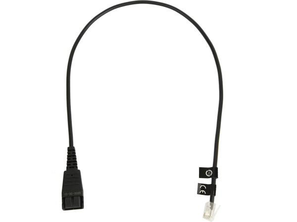 Jabra QD Cord to RJ10, straight, 0,5...