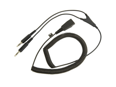 Jabra QD Cord to 2x3,5mm...