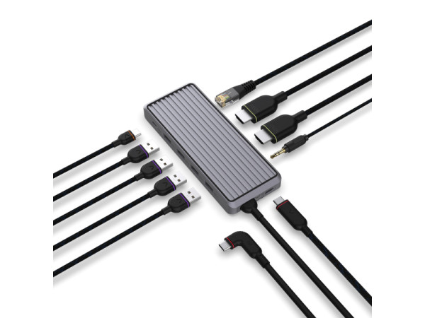 UNISYNK USB-C Dual Screen 1 to 10...