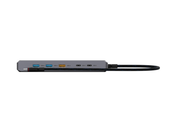 Unisynk 12 port USB-C Hub 8K 100W Grey