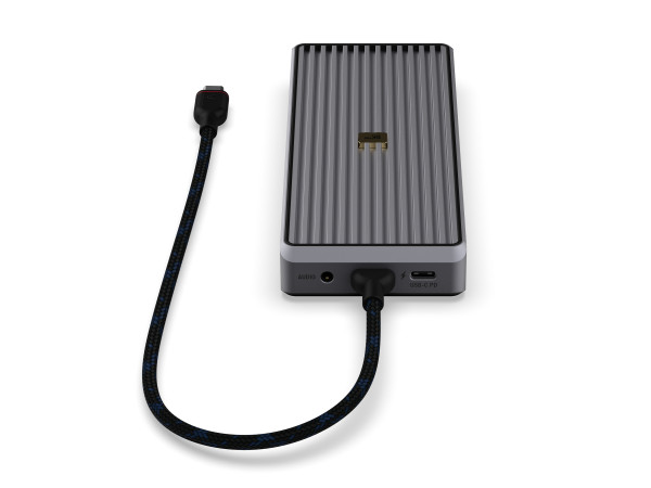 Unisynk 12 port USB-C Hub 8K 100W Grey