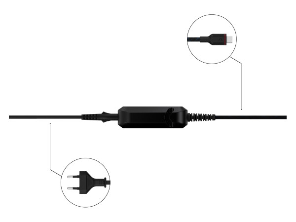 Unisynk USB-C Laptop Charger EU 65W...