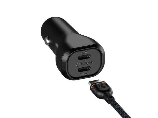 Unisynk Dual USB-C Car Charger Kit...
