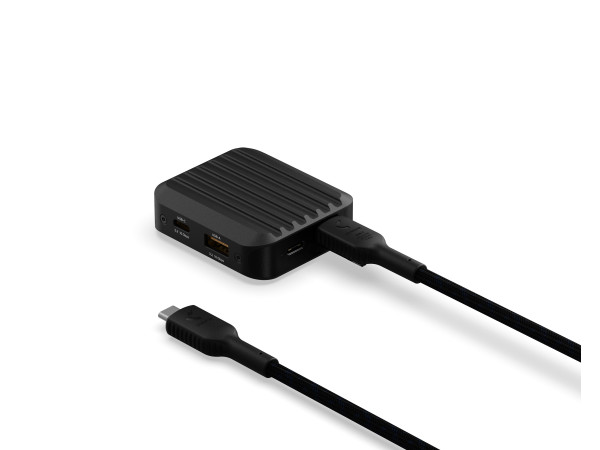 Unisynk 4 Port USB-C Hub V3 140W Black