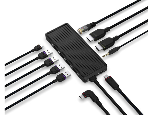 UNISYNK USB-C Dual Screen 1 to 10...